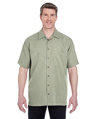 UltraClub Men's Cabana Breeze Camp Shirt XL SAGE