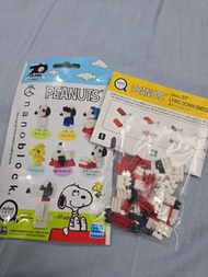 (請留意產品描述)全新Kawada Mini Nanoblock Peanuts 史奴比Snoopy Lying Down Snoopy