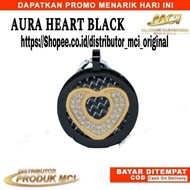 MCI NECKLACE DIAMOND NECKLACE AURA HEART BLACK DIAMOND MCI DIAMOND NECKLACE ORIGINAL MCI DIAMOND BLA