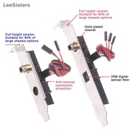 LeeSisters Optical Fiber Coaxial Digital Sound Card 24BIT 192KHz SPDIF Daughter Card DAC DTS Decoder