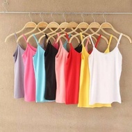 Strap Tank Top (Small Strap) - women's tank top - tank top Korean women's tank top tank top underwea