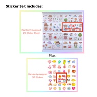 Waterproof Stickers Cute Cartoon  Water Cup Insulation Cup Stickers Helmet Cell Phone Refrigerator S