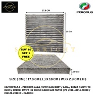 ALZA / MYVI LAGI BEST / AXIA / BEZZA / MYVI '18 / SWIFT '05 DENSO CABIN AIRFILTER 999-40014-70000/ 0