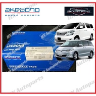 AKEBONO FRONT BRAKE PAD TOYOTA ESTIMA ACR50 & VELLFIRE ANH20 GGH20 GGH25.