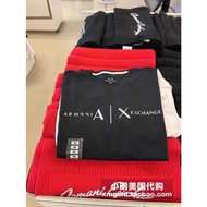 Armani Exchange Armani AX Men's Summer Casual Fashion LOGO Round Neck Short Sleeve T-shirt