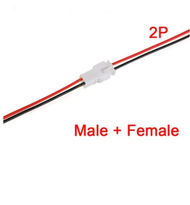 หัวต่อ JST XH2.54mm พร้อมสายไฟ ผู้ เมีย ยาว 20cm XH2.54mm Male Female connector 20cm