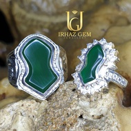 Capal Agate For Couple Ring | Cincin Akek Capal Untuk Pasangan | 925 Silver