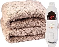 Electric Blanket Heated Electric Underblanket Electric Blanket Single Double Bed, Heated Throw Blanket Lamb Cashmere Smart Temperature-Regulating, Heated Mattress High Temperature elegant