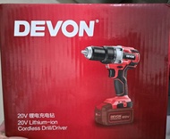 DEVON 20V 無繩電鑽/批