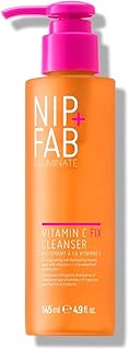 Nip + Fab Vitamin C Fix Gel Cleanser Brightening Hydrating Facial Cleansing Face Wash for Skin Tonin