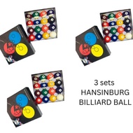 3 set Hansinburg Billiard Ball Set / standard size for billiard table / bola ng bilyaran