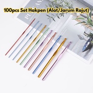 100pcs Set of Crochet Hooks Crochet Hook Crochet Kit for Beginner BR160