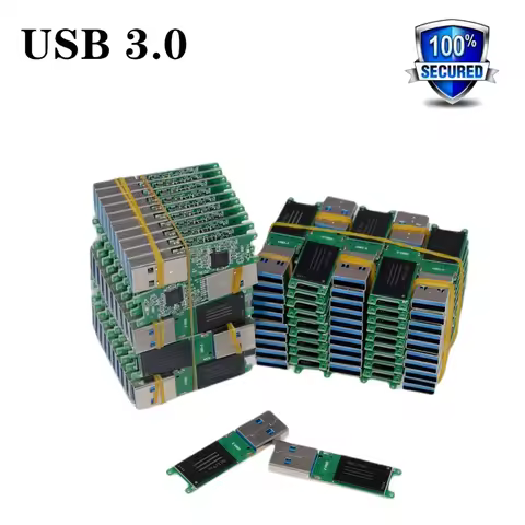 1-100pcs wholesale chip USB 3.0 flash memory 4GB 8GB16GB32GB 64GB 128G USB U disk semi-finished PCB 