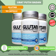 UBAT PUTIH BADAN GLUTAB SUPPLEMENT Korean Formulated Gluta Skin Whitening mencerahkan memutihkan muk