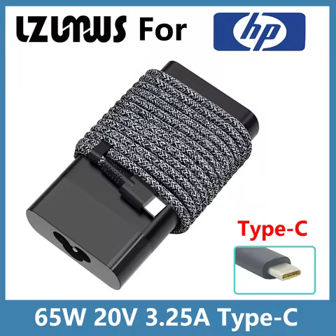 New Slim HP 65W USB C Laptop Charger AC Adapter Fit for HP Spectre X360,Spectre,Elitebook x360,Elite