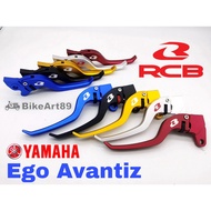 Brake &amp; Clutch Lever Set RCB Yamaha Ego Avantiz Alloy Racing Boy EGO Accessories Avantis Exhaust Red Blue Silver Scooter