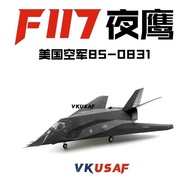 72 Aaa 1: US Air Force F-117A Nighthawk Fighter Simulation Alloy Finished Aircraft Model Ornamen
