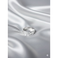 BEUNI HANDMADE PREMIUM 999 SILVER RING ANTIRUST NO ALLERGIC WATER PROOF WITH 999 MARK 999 SILVER