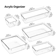 Clear Acrylic Drawer Organizer Drawer Organizer Storage Divider