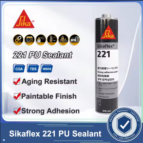 Sikaflex 221 Polyurethane Sealant Adhesive for Exterior Waterproof Flexible Bonding Applications 310