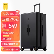 地平线8号（LEVEL8）行李箱 密码拉杆箱女男托运旅行PC箱28英寸大容量 旅行者系列黑色