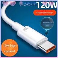 LEMONTRE Type C Cable, 120W 10A USB Fast Charging Wire, Charging Cable USB C 10A Data Cable Cord for