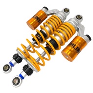 โช๊ค โอลิน ( OHLINS K-3 ) สีเหลือง ดำ งาน 20A ใส่ WAVE // DREAM ความสูง 330 มิล งานไทย  สปริงปรับแข็