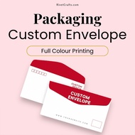 Custom Print Envelope - Logo Design Printing High Quality Business Invitation Invoice Multiple Size
