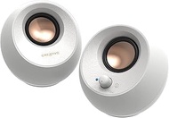 Creative Pebble V3 Minimalist 2.0 Desktop Speakers with USB Sound and USB-C, Clear Dialogue Enhancem