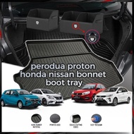 Perodua Proton Honda Nissan Bonnet Boot Tray Car Trunk Rear Bonnet Boot Tray city brv axia bezza sag