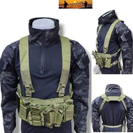 เอี้ยม D3 Chest Rig  เสื้อกั๊กD3 Chest Rig  Triple กระเป๋า Mag FAST AK AR M4 FAMAS กระเป๋า Mag พร้อม
