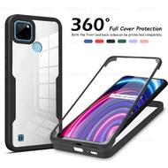 Front and Back Case for Realme 6 6S 6Pro 7 7Pro 8 8Pro 8i 9 9i C12 C21 C21Y C25 C25S C25Y C30 C30S C