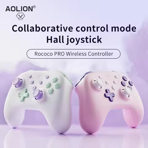 AOLION Nintendo Switch Pro Controller Wireless OLED Bluetooth Gaming Absolute Zero PC Version SteamD