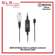 Boya BY-BCA7 XLR to 3.5mm Plug Microphone Cable for Lighting Connector