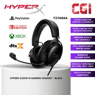 HyperX Cloud III DTS X-Spatial Audio Wired Gaming Headset Black 727A8AA