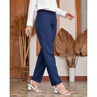CELANA KANTOR FORMAL KERJA WANITA SLIMFIT BAHAN DASAR KAIN . SIZE S-5L