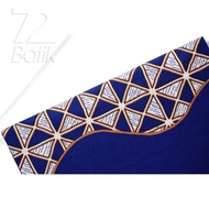 KAIN BATIK PREMIUM Bahan Katun Motif Wayang Catur Warna Biru 721506