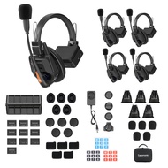 Saramonic WiTalk9 WT9S 9-Person Full-duplex Wireless Intercom Headset System 1.9GHz 1640ft Wireless 