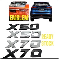PROTON X70 PROTON X50 EMBLEM LOGO MATTE BLACK