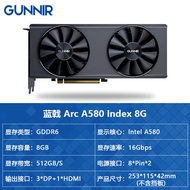 White Photon OC Desktop Computer Graphics Card Intel A750A770 B580 12G/B570 10G Blue Raptor Enterpri