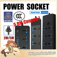 MuirghealAbla_shop(HOT ITEM) Extension Plug 2/5M Cable Belkin Socket With USB Adapter Surge Protecto