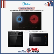 Bundle Deal - Hybrid Induction Hob + Built-In Oven + Built-in Microwave (MBI-IHT261-SG, MMD08R &amp; MMWG25B)