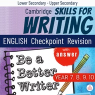 K7 Lower Secondary English Writing Skills Grade 7-8-9-10 + Answer Cambridge Upper Secondary Skills f