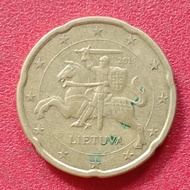 koin Lithuania 20 Euro Cent 2015-2020