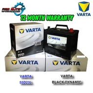 55D23L Varta Black Dynamic PROTON EXORA PREVE INSPIRA SUPRIMA S HONDA ODYSSEY MITSUBISHI LANCER TOYOTA CHAMRY (XV40)