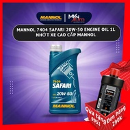 Mannol 7404 Safari 20W-50 Engine Oil 1L mannol premium car Oil - MvnAuto