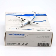 JC Wing 1: 400 Airplane Model Amazon Prime Air ATR72 N967AZ About 7cm