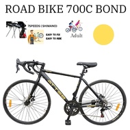700c SHIMANO RD 7 SPEED Road Bike Alloy Racing Handlebar Basikal Road Bike Full Alloy Frame