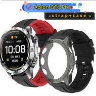 Aolon GT6 Pro case Screen protector Aolon GT6 Pro strap Silicone strap for Aolon GT6 Pro Smart Watch