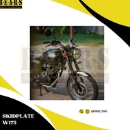 kawasaki W175 Custom Skidplate - Engine Guard - Mud Guard